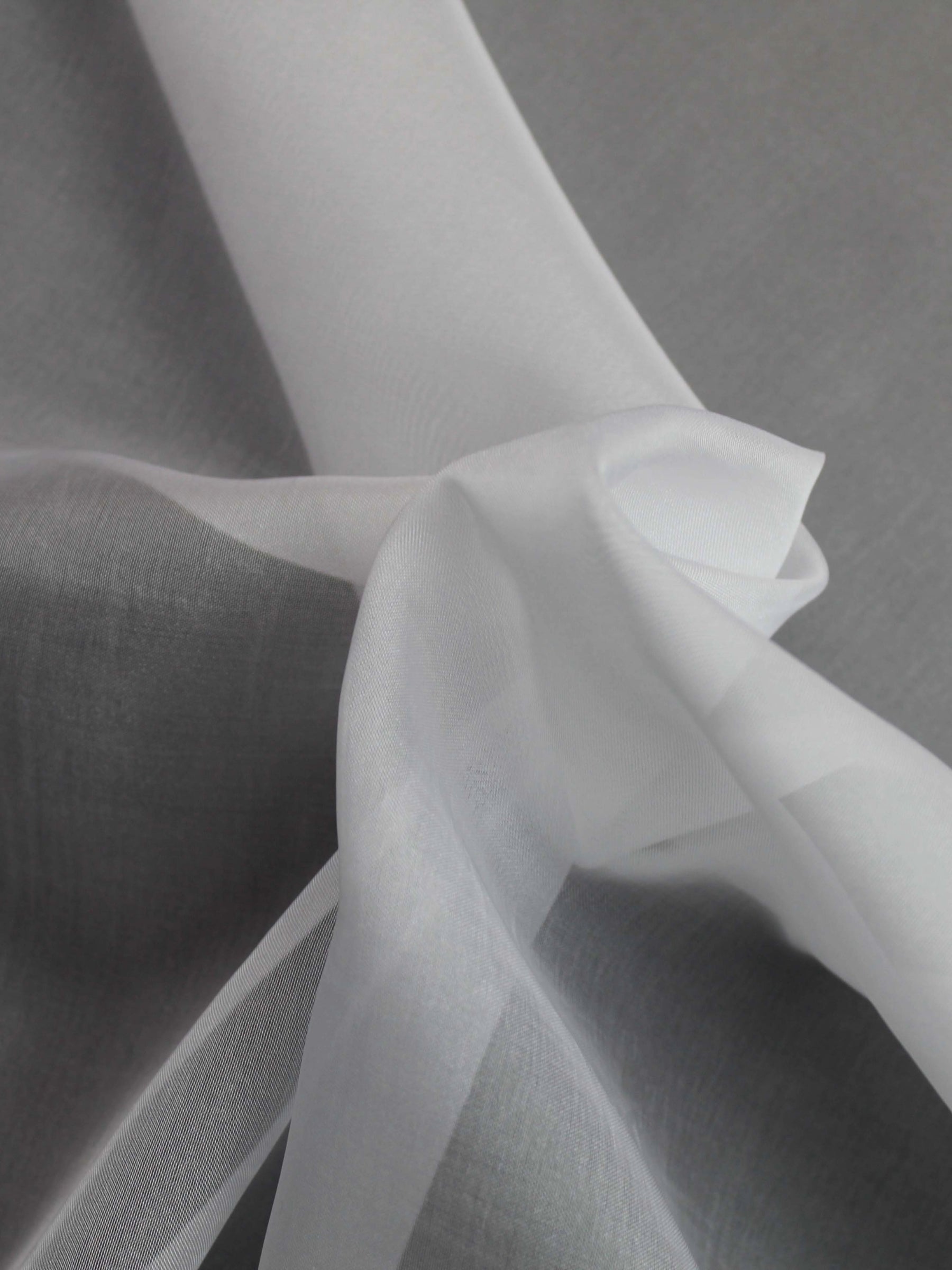 White Poly Organza - P49