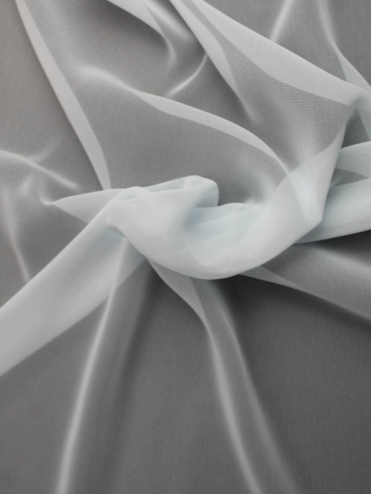 Ice Blue Poly Chiffon - P58