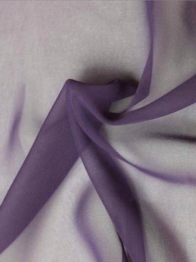 Plum Poly Chiffon - P58