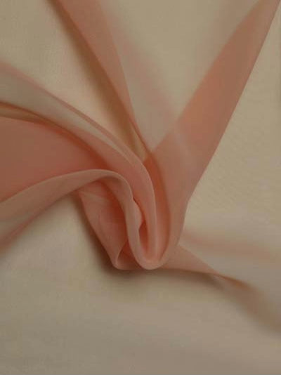 Salmon Poly Chiffon - P58