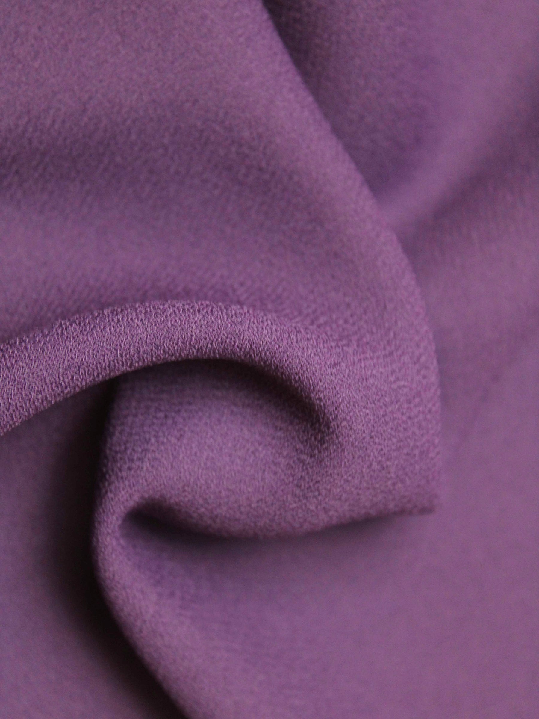 Purple M/Wt Poly Crepe - P59