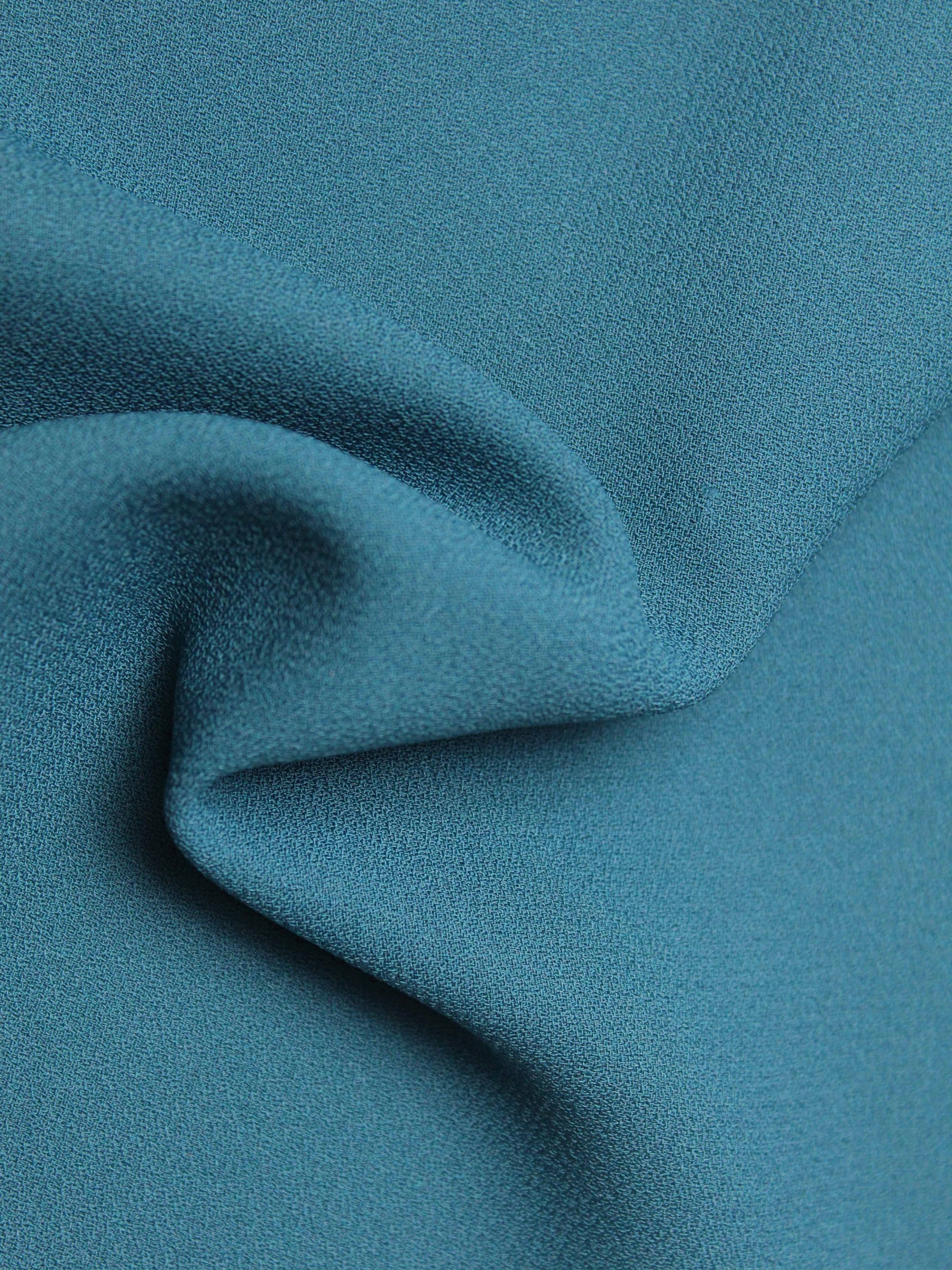 Teal M/Wt Poly Crepe - P59