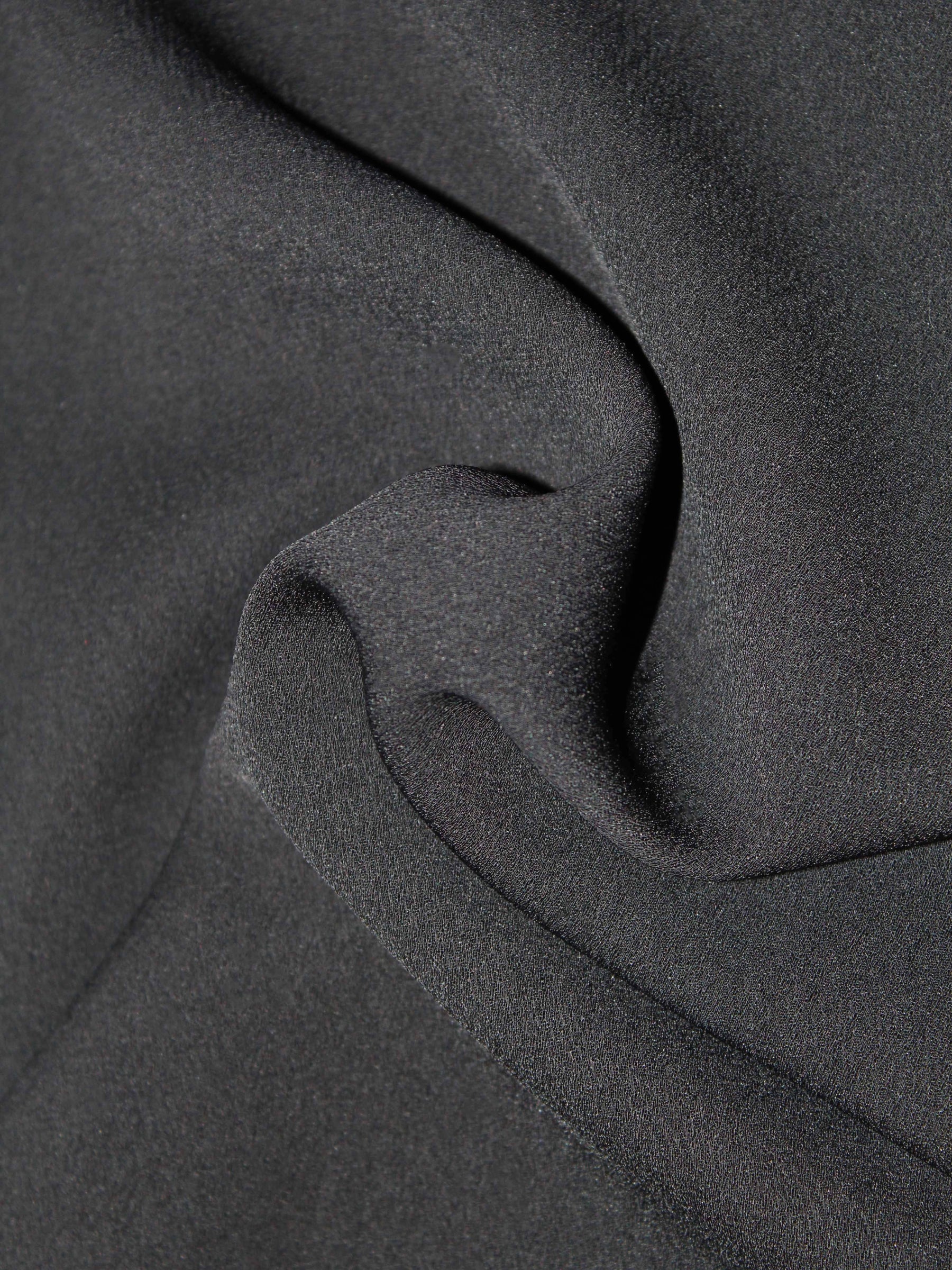 Black Poly Georgette - P62