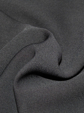 Black Poly Georgette - P62