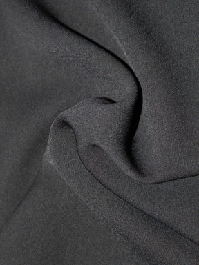 Black Poly Georgette - P62