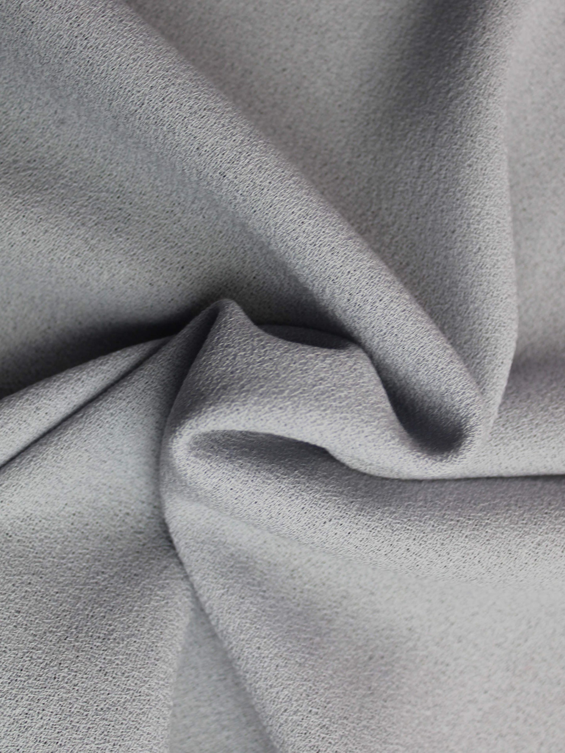 Grey Italian Wool Crepe - P640