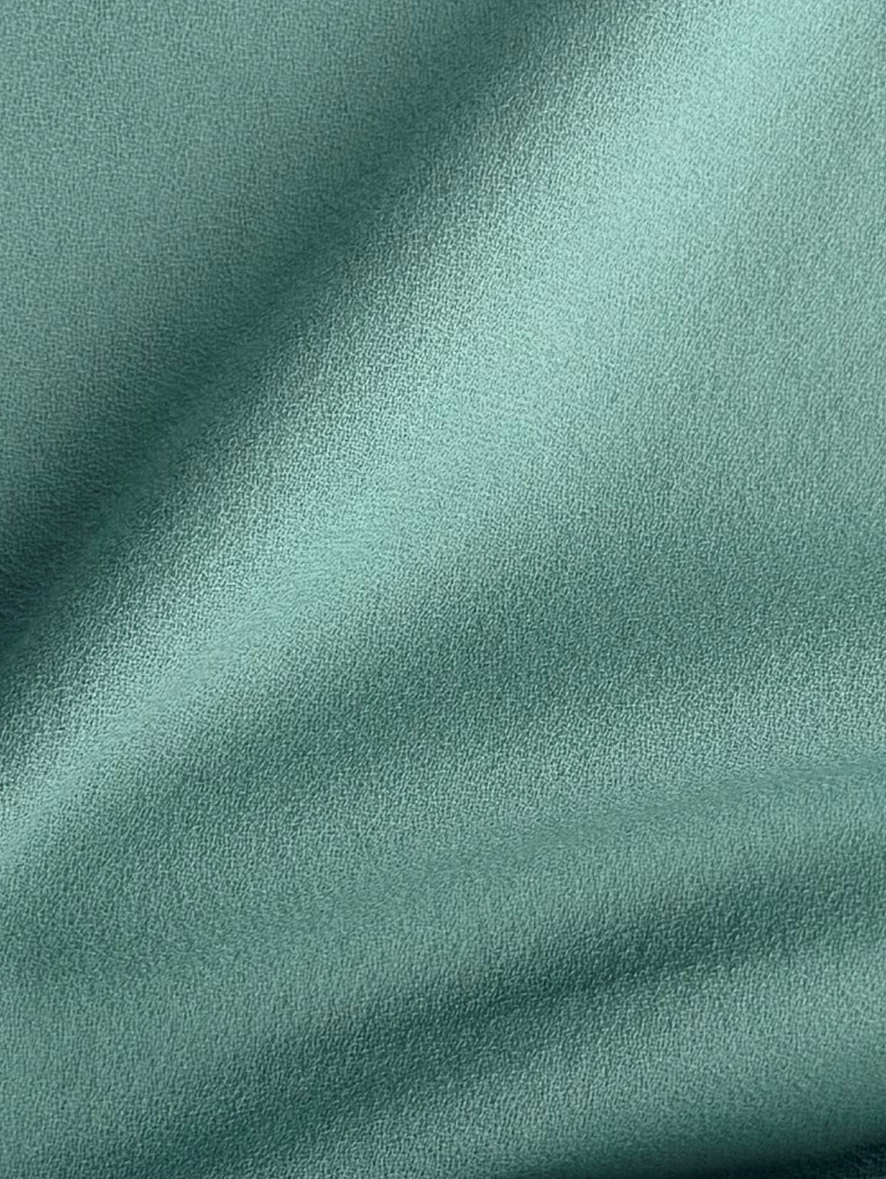Misty Green Italian Wool Crepe - P640