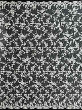Ivory Embroidered Lace - P651
