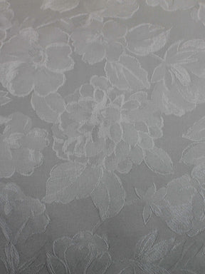 Pale Ivory Poly Silk Jacquard - P665