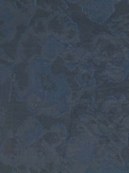 Navy Silk Poly Voile Jacquard - P668