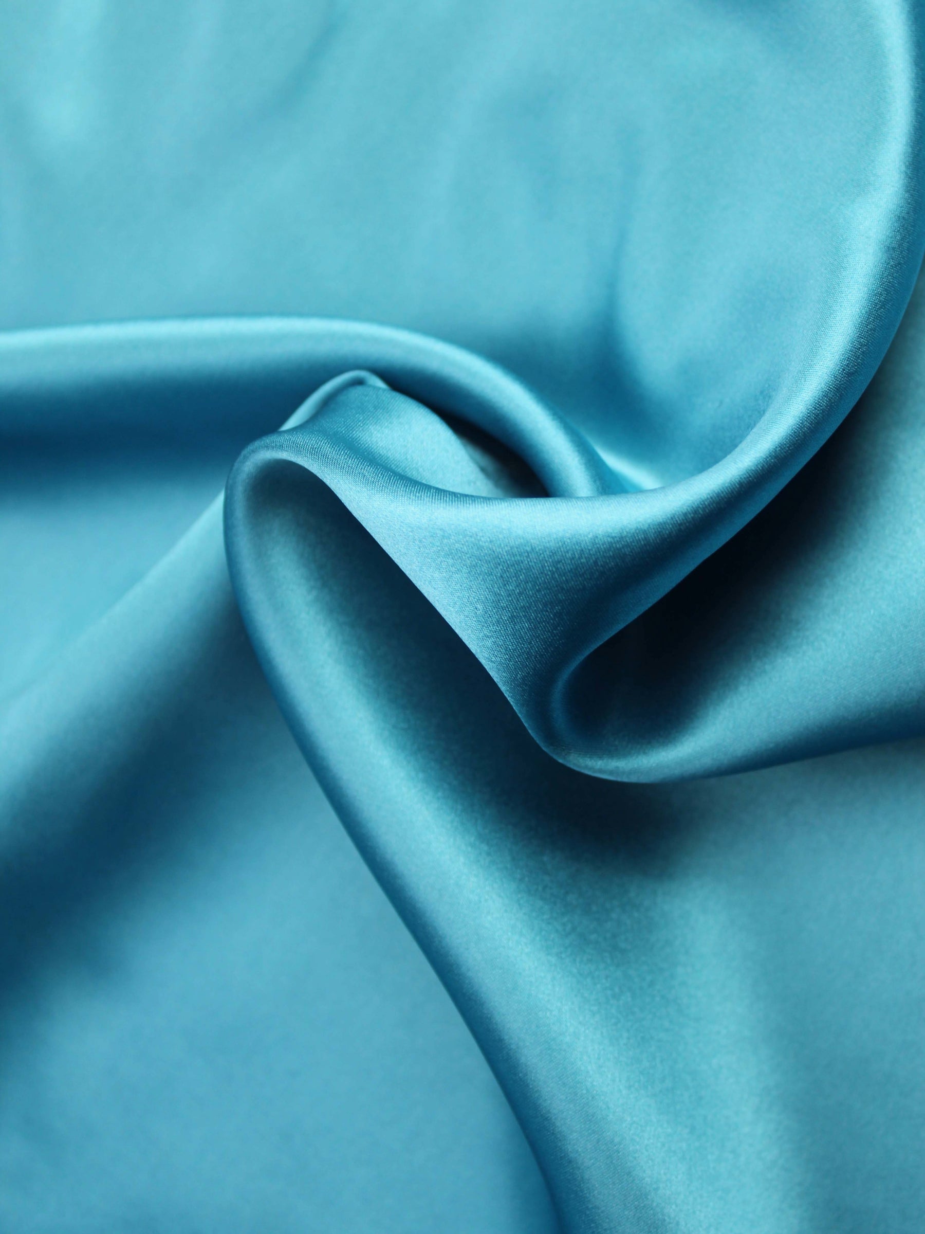 Teal Silk Satin - P761