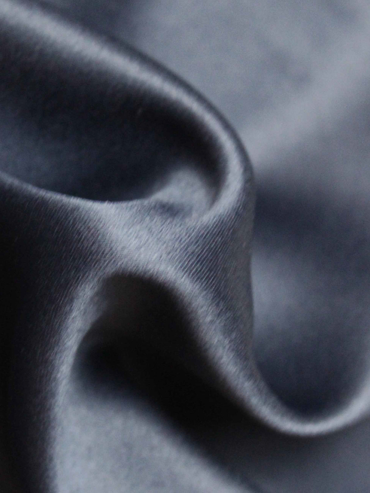 Navy Polyester Soft Satin - Trust (P77)
