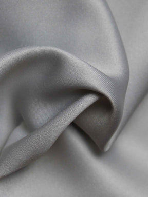 Silver Polyester Soft Satin - Trust (P77)
