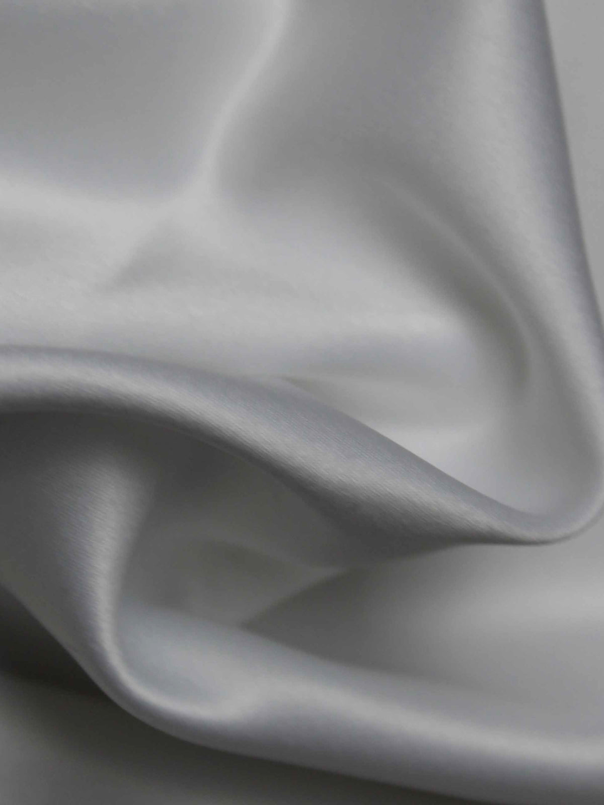 White Polyester Soft Satin - Trust (P77)