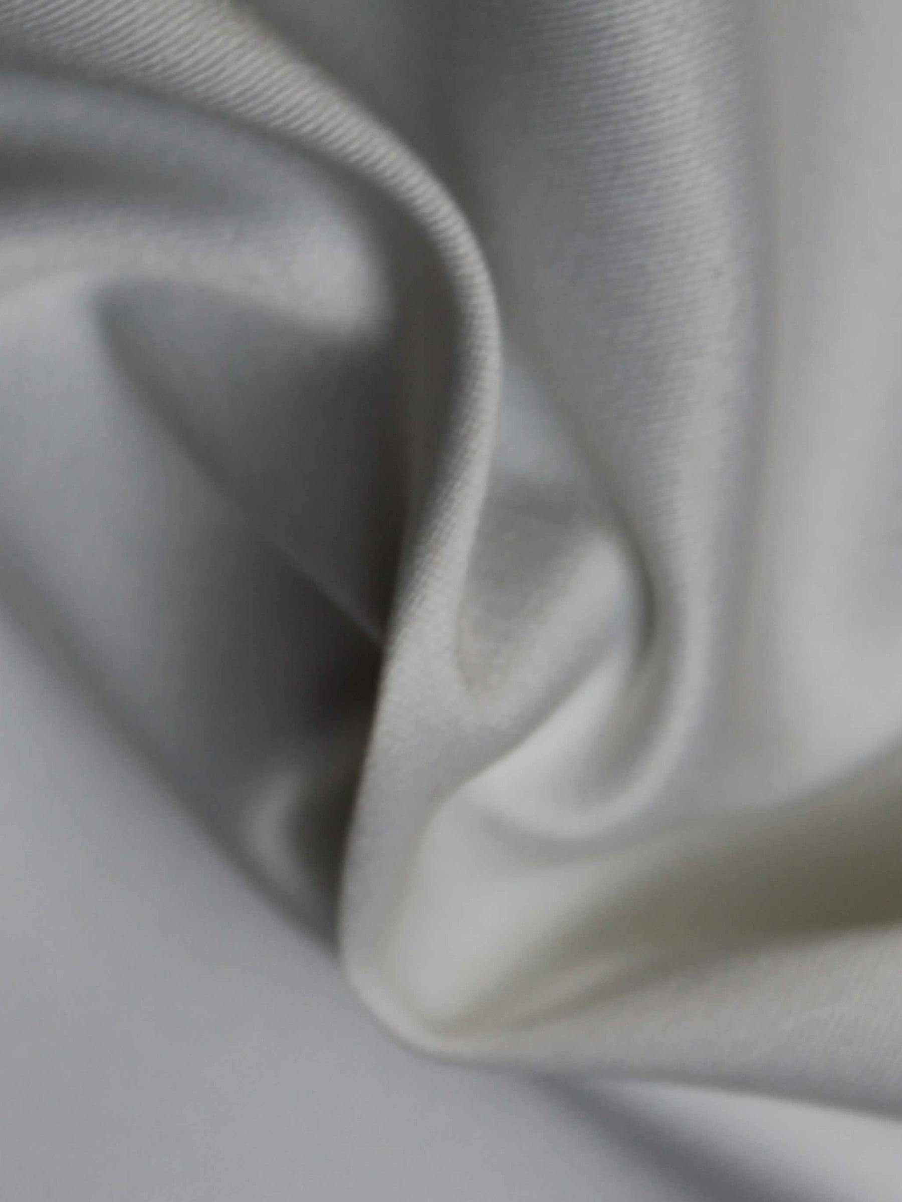 Pale Ivory Polyester Lycra Duchess Satin - P83