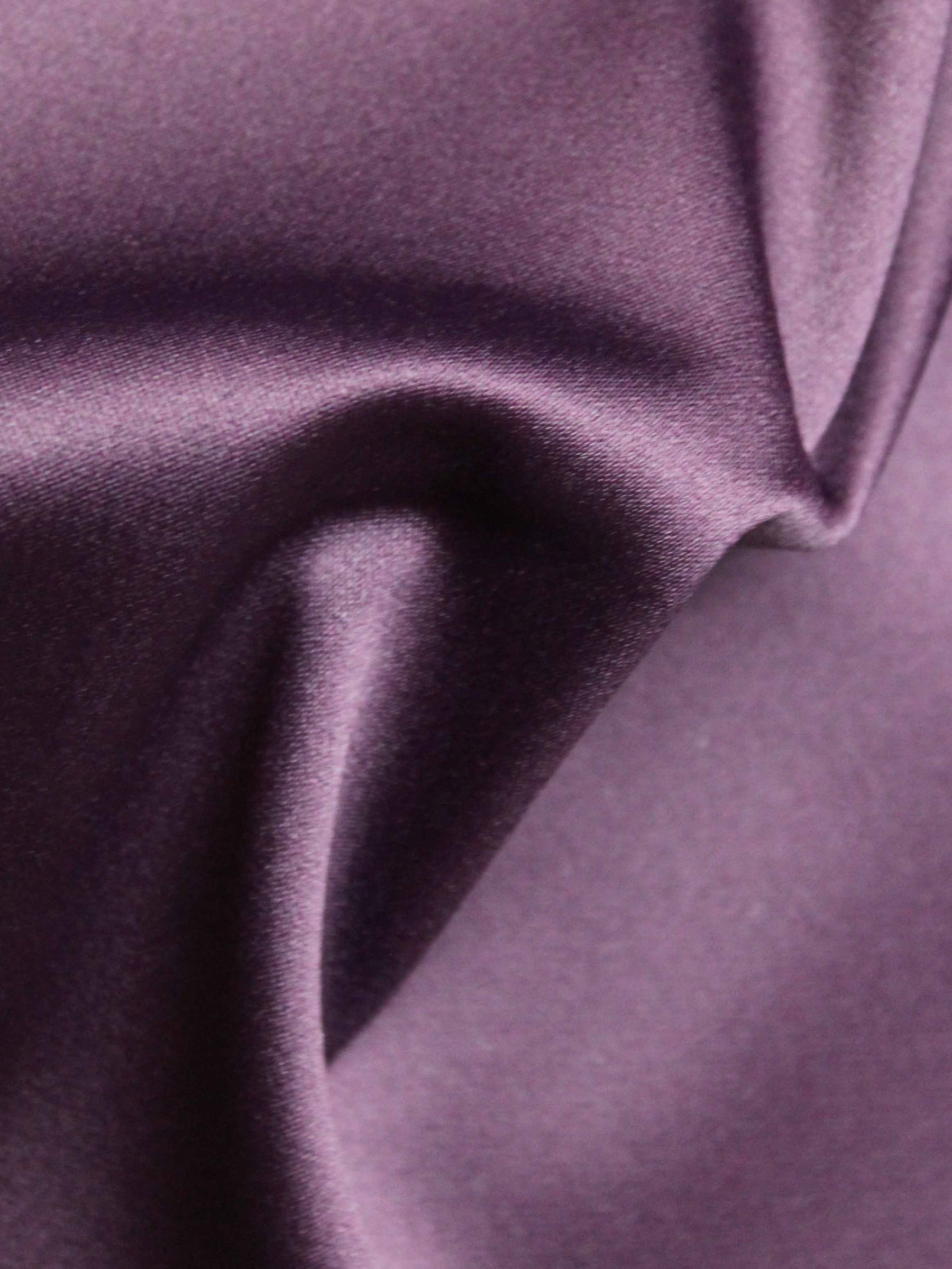 Plum Polyester Lycra Duchess Satin - P83
