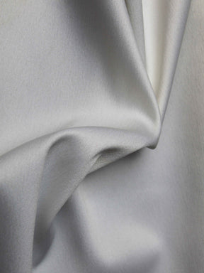 White Polyester Lycra Duchess Satin - P83