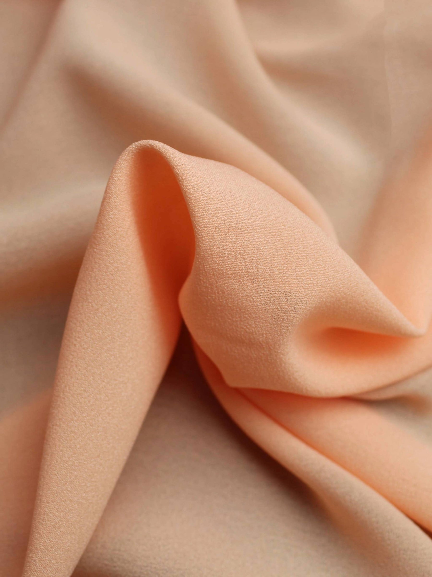 Peach (136) Poly Georgette - P93