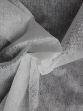 White Woven Iron on Interlining - P974