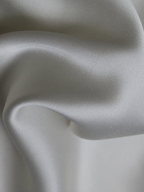 Pale Ivory Polyester Satin - P78