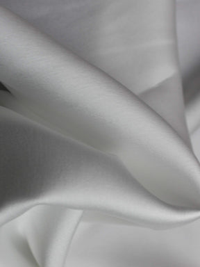 Ivory Polyester Stretch Satin - PB1003