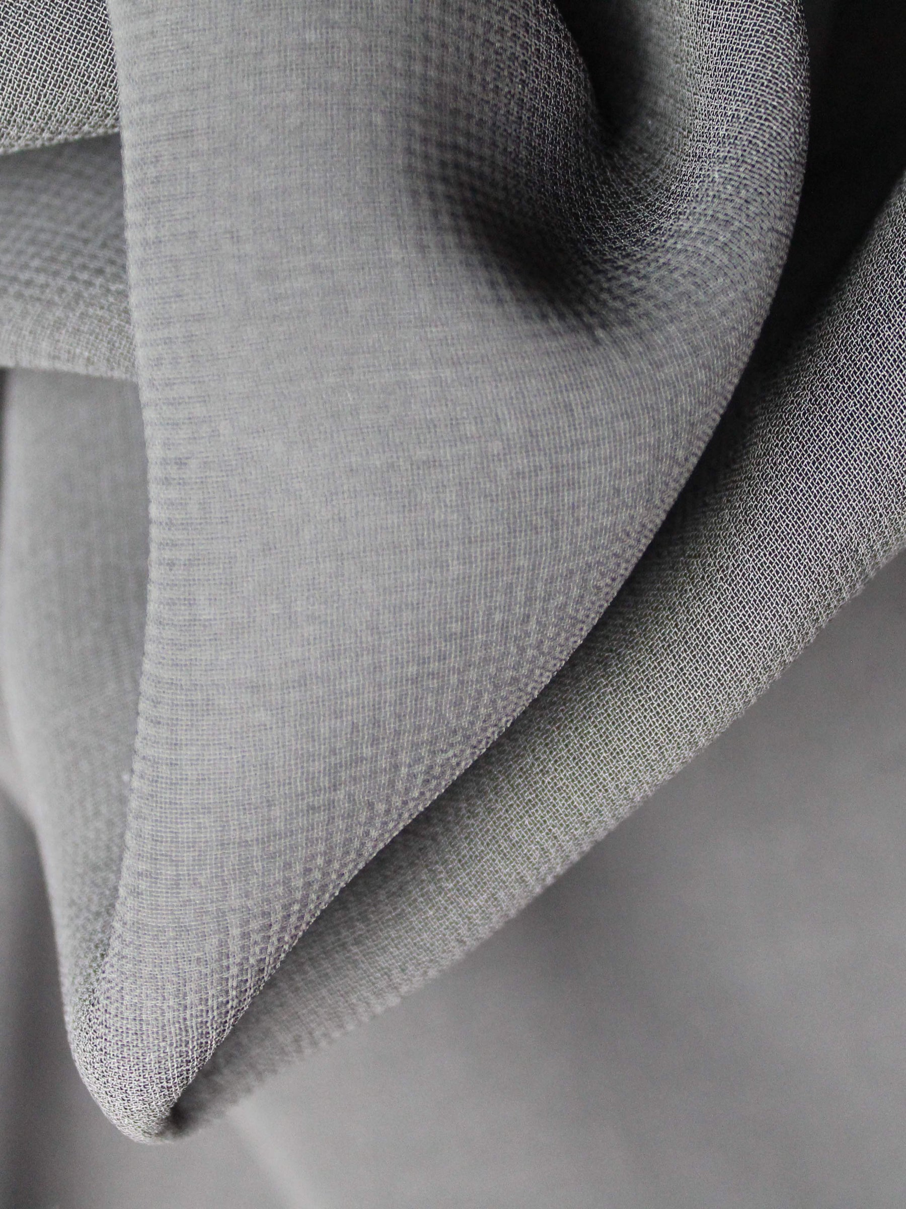 Black Recycled Georgette - PB2004