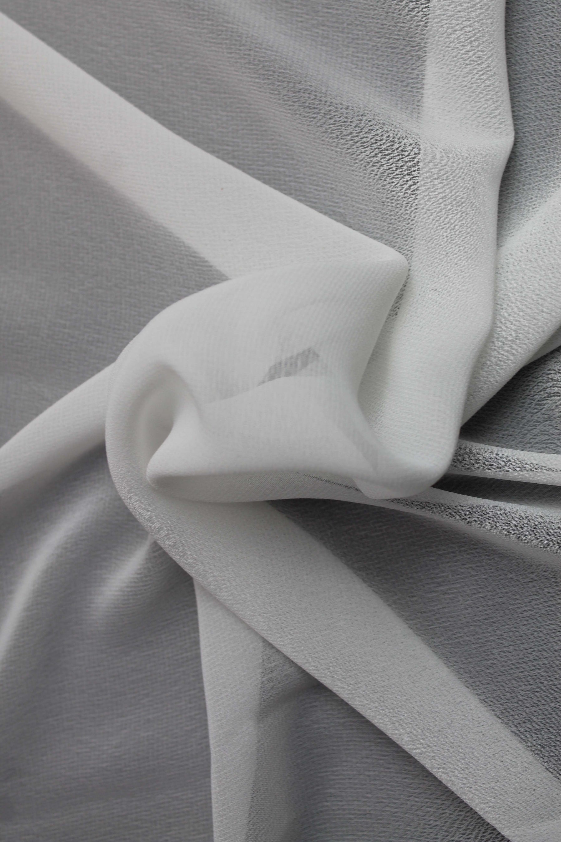 Ivory Recycled Georgette - PB2004