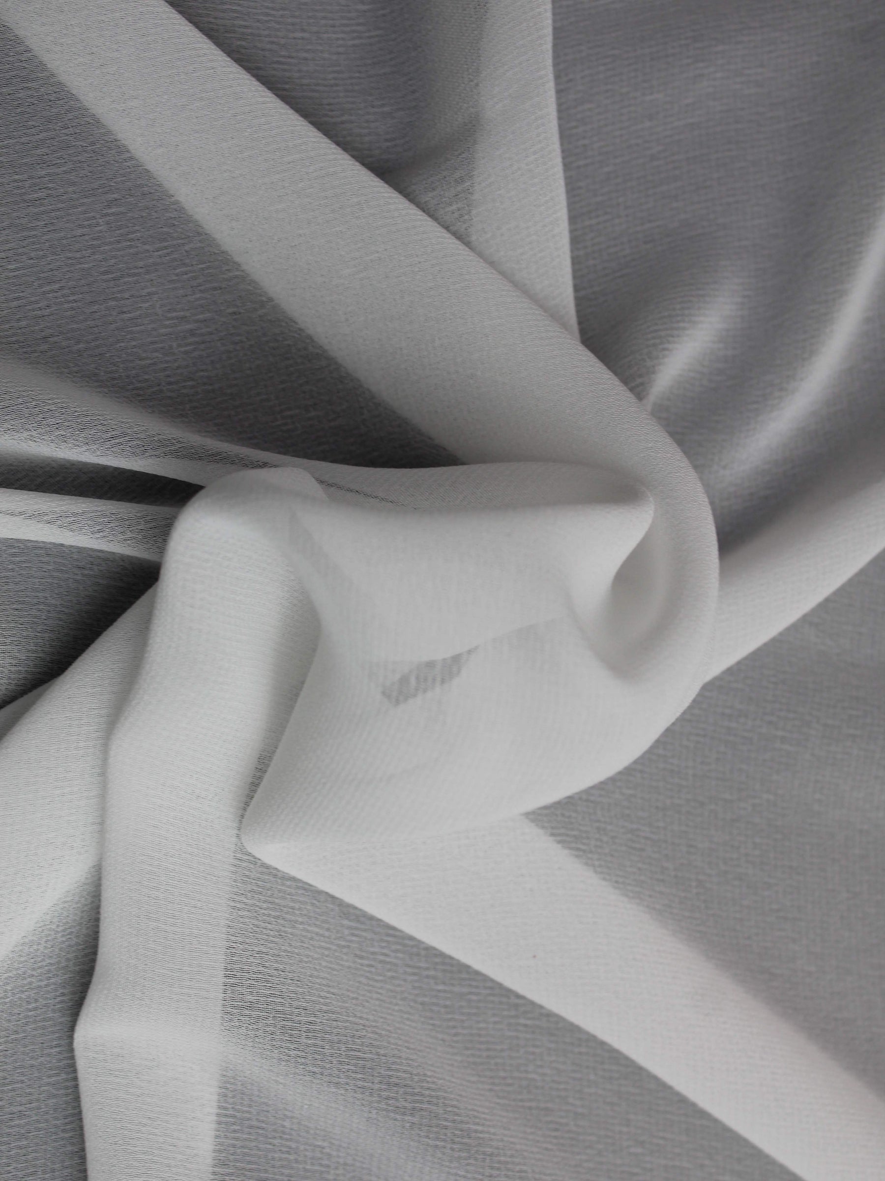 Ivory Recycled Georgette - PB2004