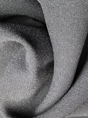 Black Polyester Stretch Crepe - PB4001