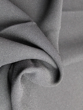 Black Polyester Stretch Crepe - PB4001