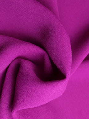 Purple Eggplant Polyester Stretch Crepe - PB4001