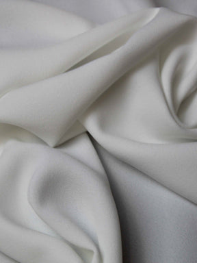 S Ivory Polyester Stretch Crepe - PB4001