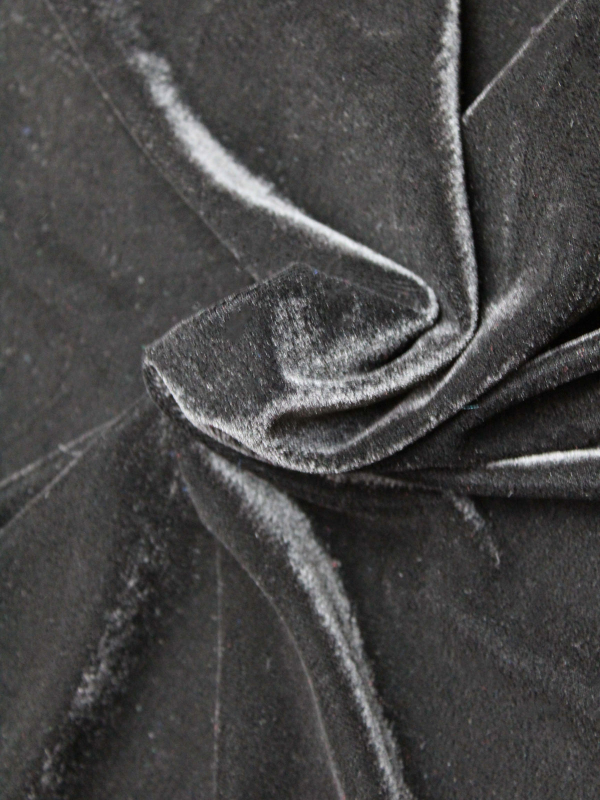 Black Stretch Velour - PB5002