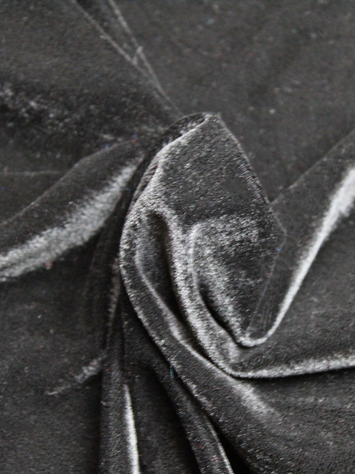 Black Stretch Velour - PB5002
