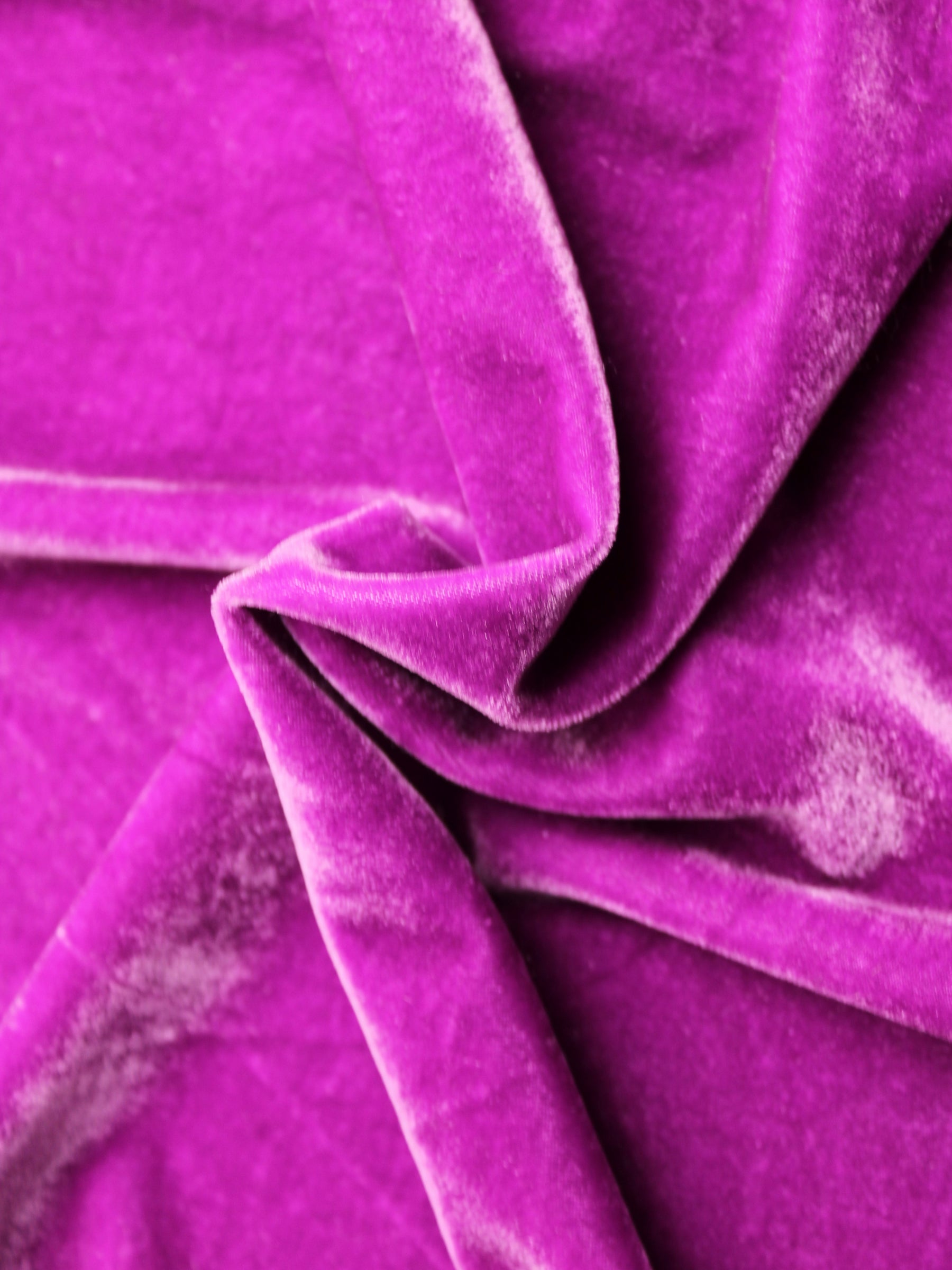 Magenta Stretch Velour - PB5002