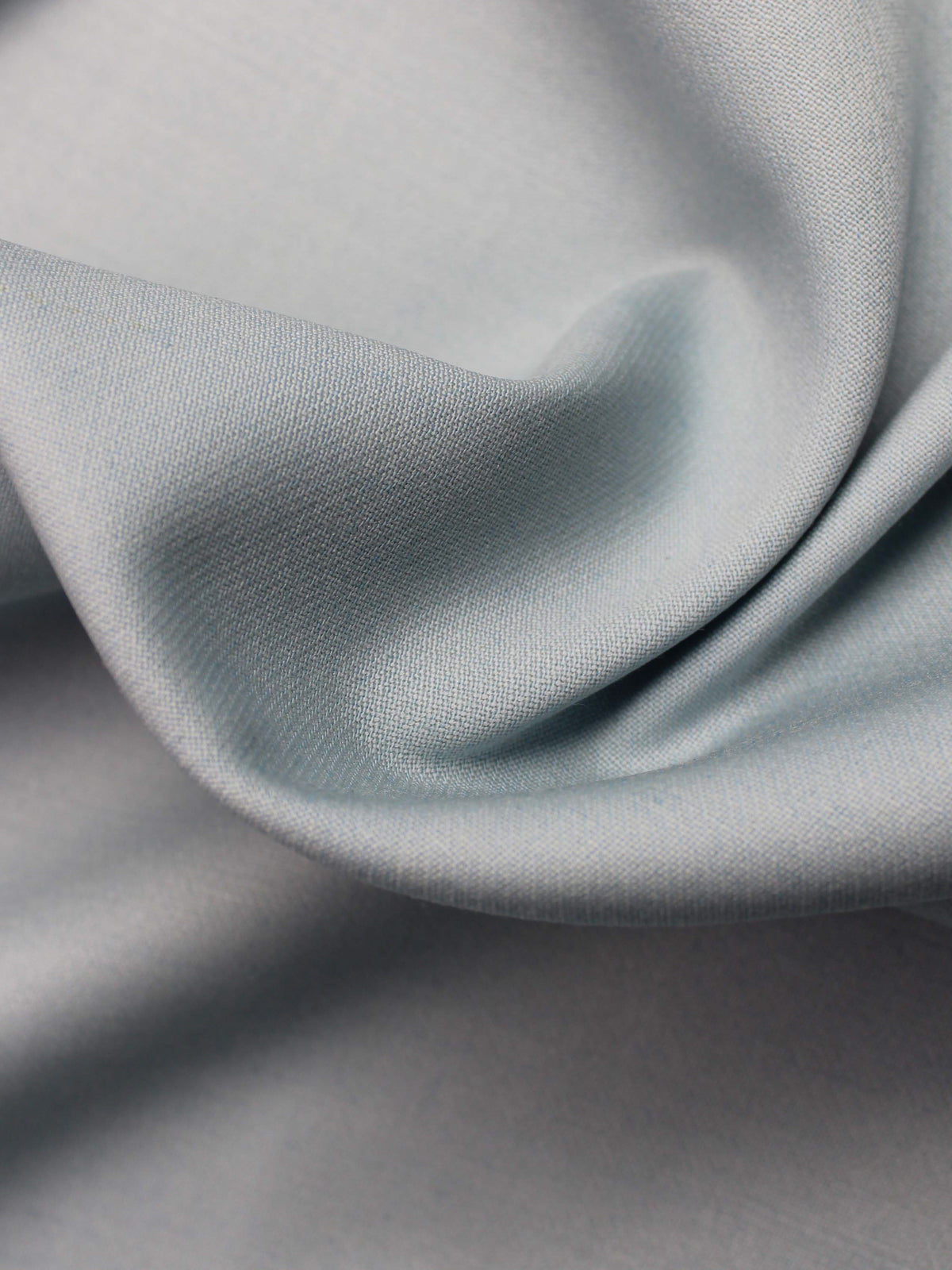 Duck Egg Blue Stretch Italian Wool Crepe - PH4002