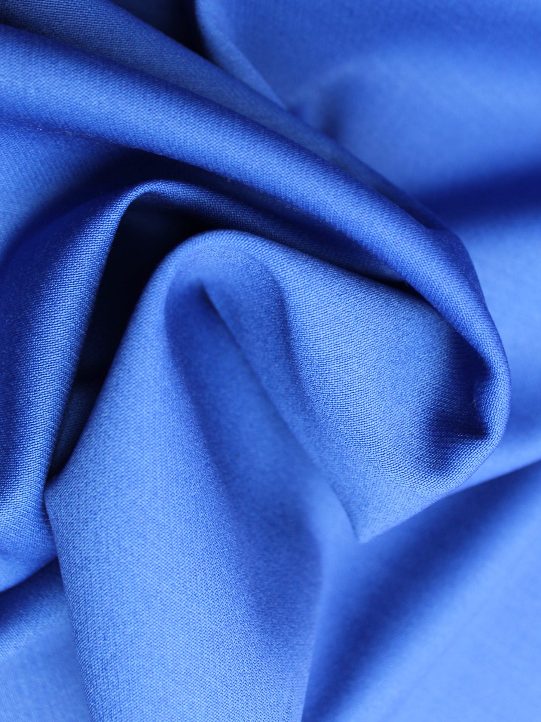 Royal Blue Stretch Italian Wool Crepe - PH4002