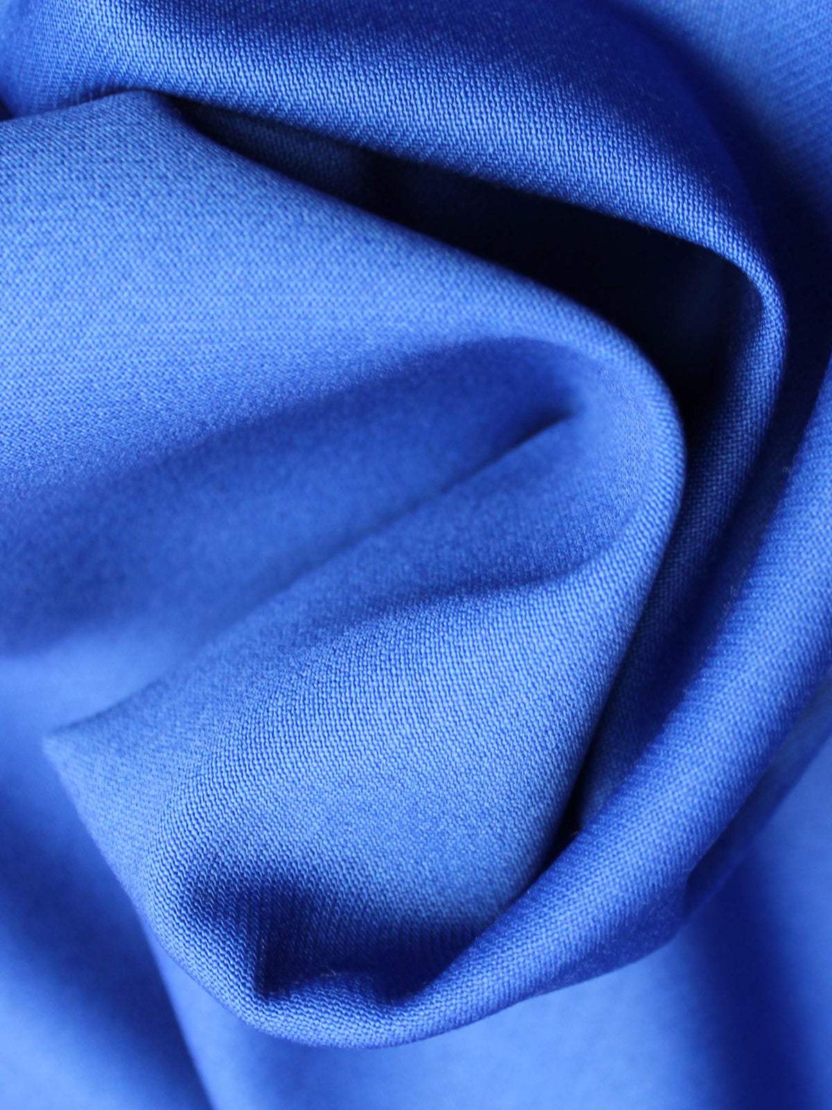Royal Blue Stretch Italian Wool Crepe - PH4002