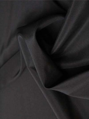 Black Stretch Crepe de Chine - PS4003