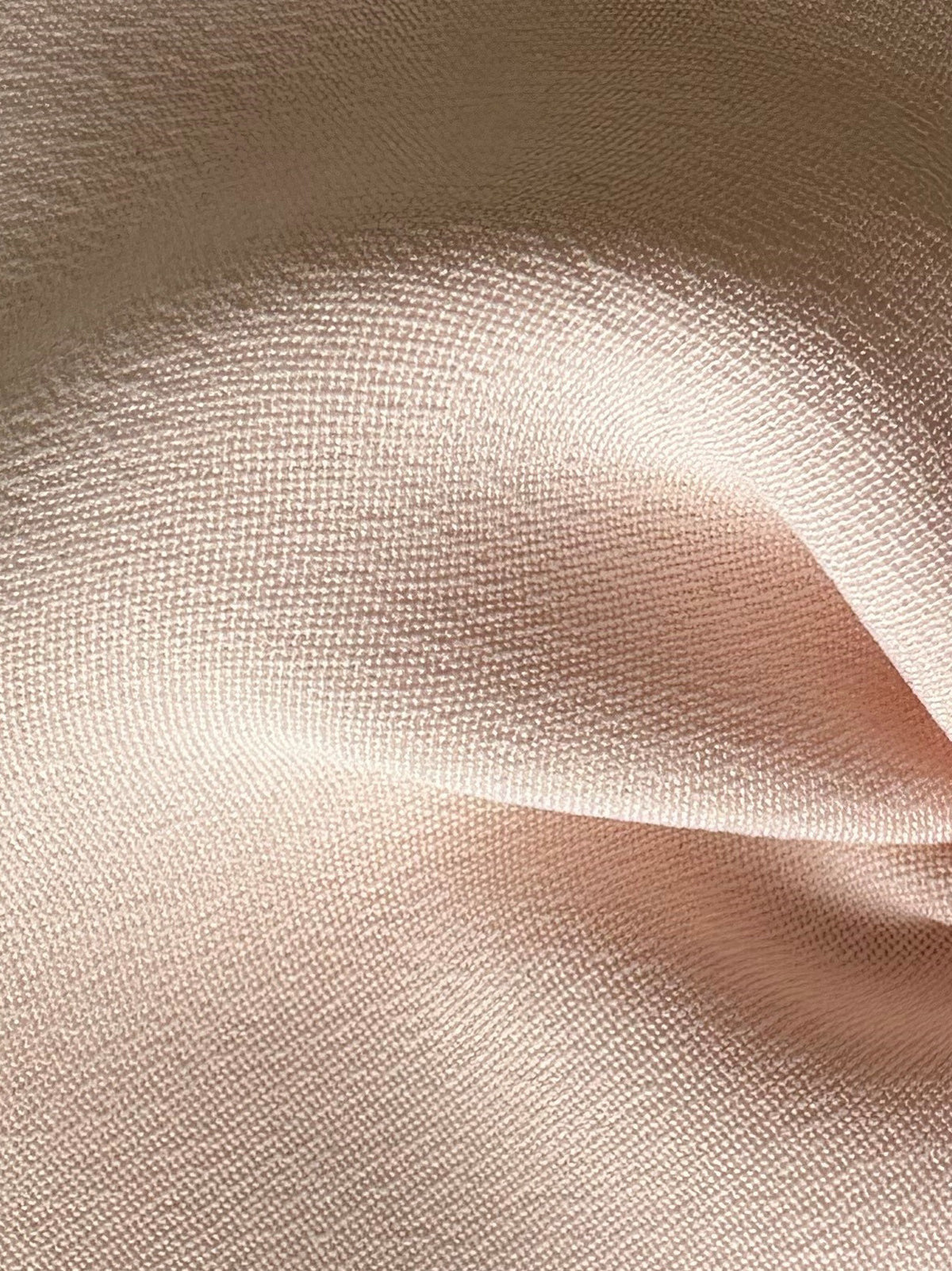 Pale Pink Silk Double Crepe - Tantalise