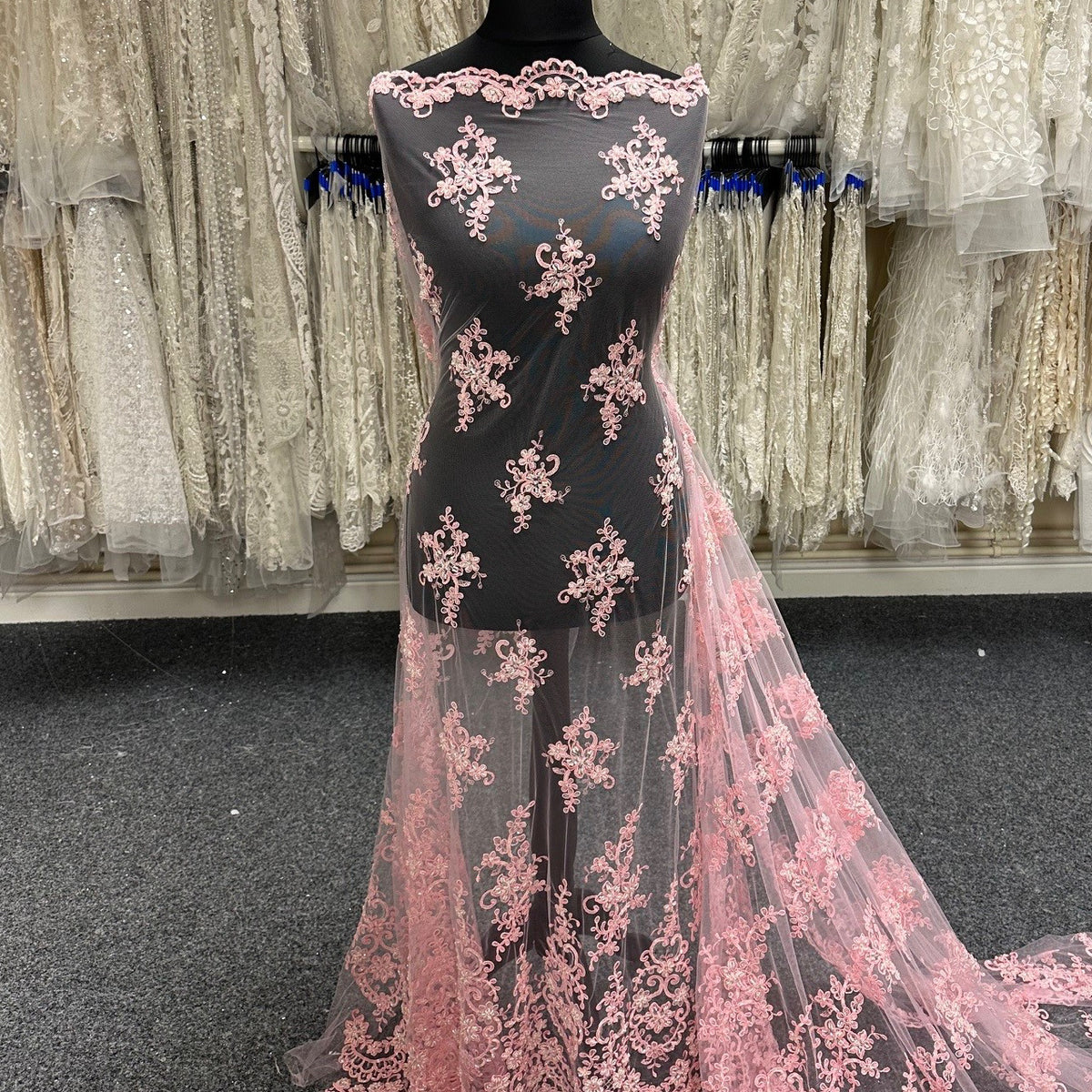 Peony Pink Lace