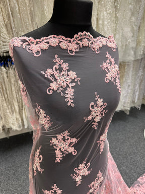 Peony Pink Lace - Alexandra