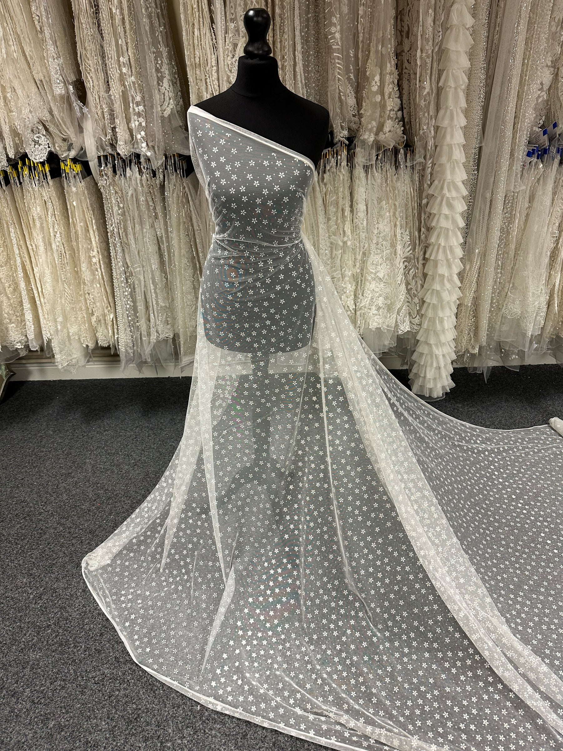 Glitter Flower on Tulle - Persist