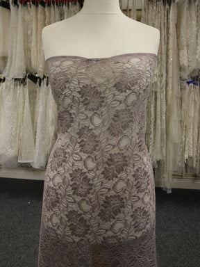 Pewter Grey Corded Lace - Sinead