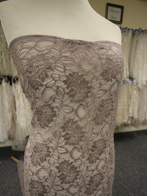 Pewter Grey Corded Lace - Sinead