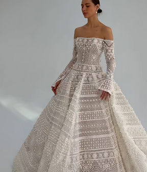 Ivory Corded Lace – Philine