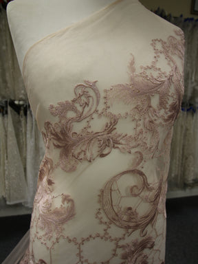 Pink Embroidery Lace - Sortil