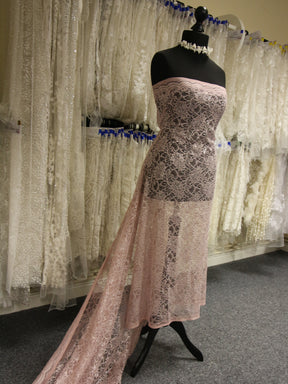 Pink Raschel Lace - Ezra