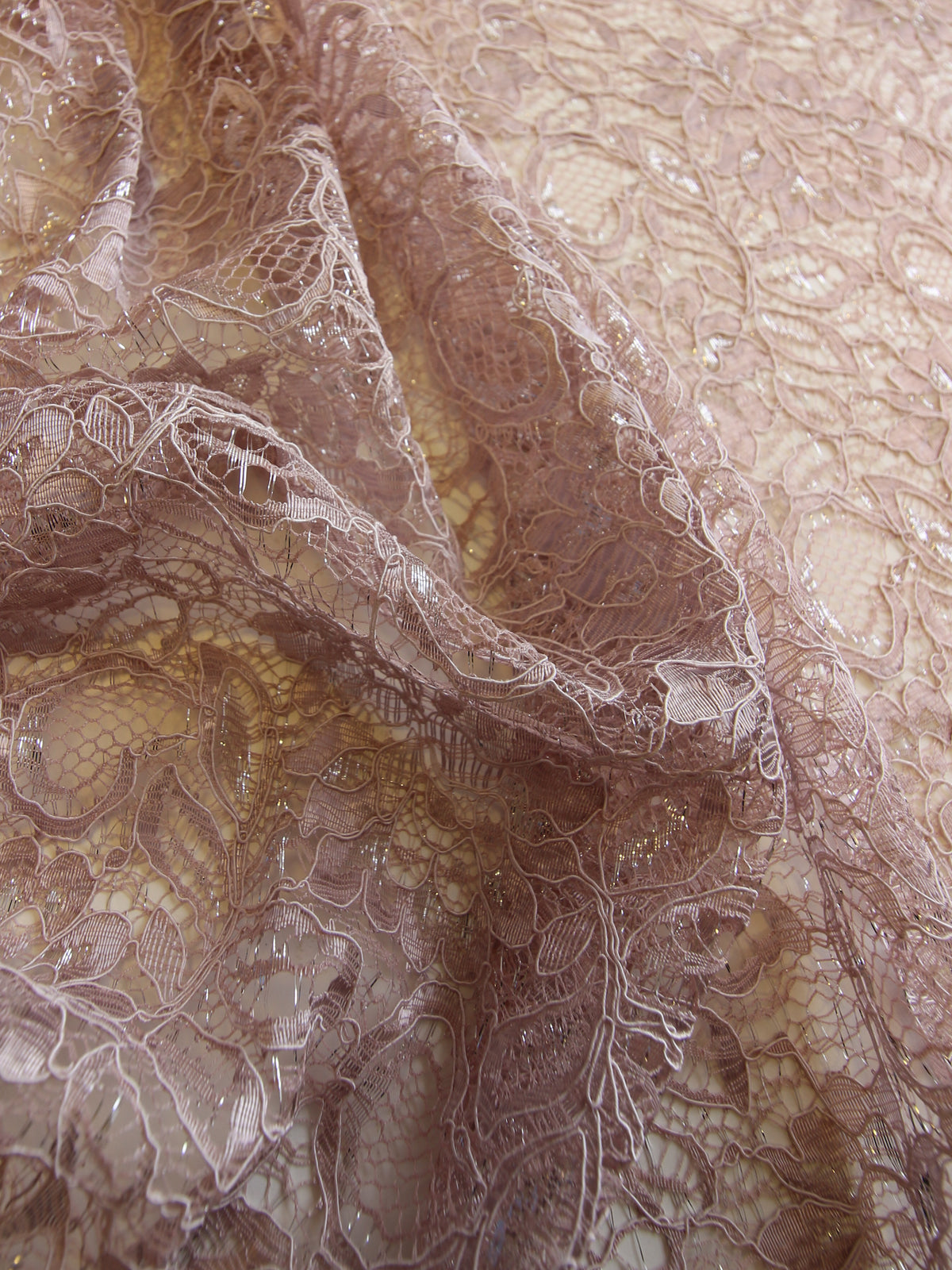 Pink Raschel Lace - Ezra