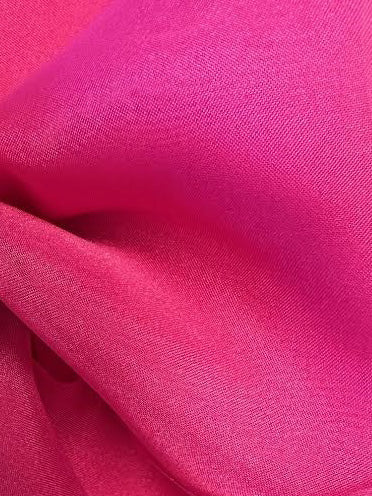 Pink Polyester Chiffon - Honesty
